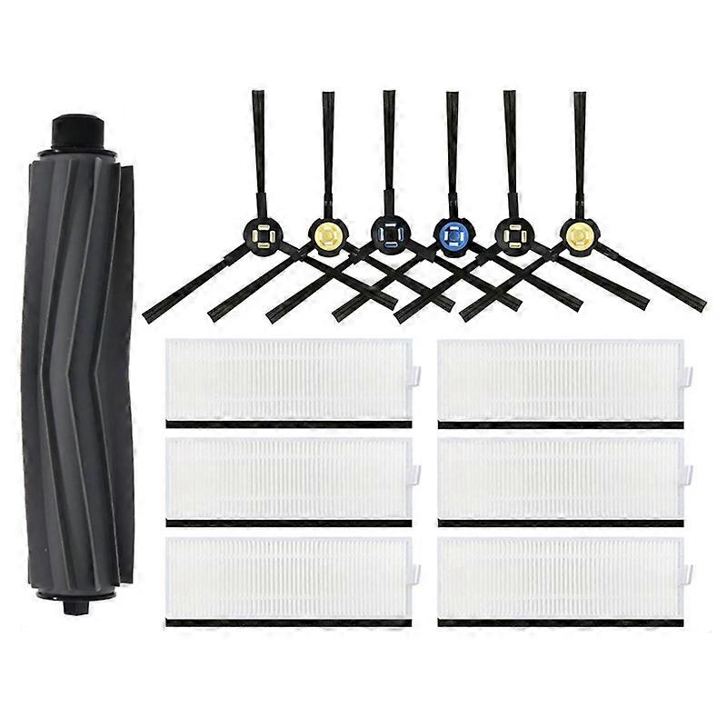 For Silvercrest SSR1 / SSRA1 / Ilife A9S / A9 / A7 Robotrenser Tilbehørssett Hovedsidebørstefilter