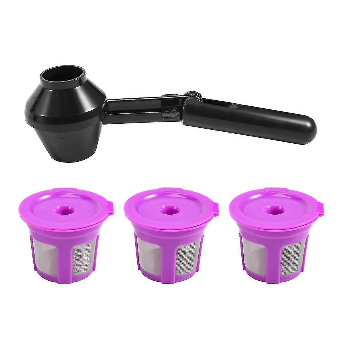 Reusable Coffee Pod Filters Coffee Scoop for K-Duo K-Mini 1.0 2.0 K-Series and Select Single Cup Co