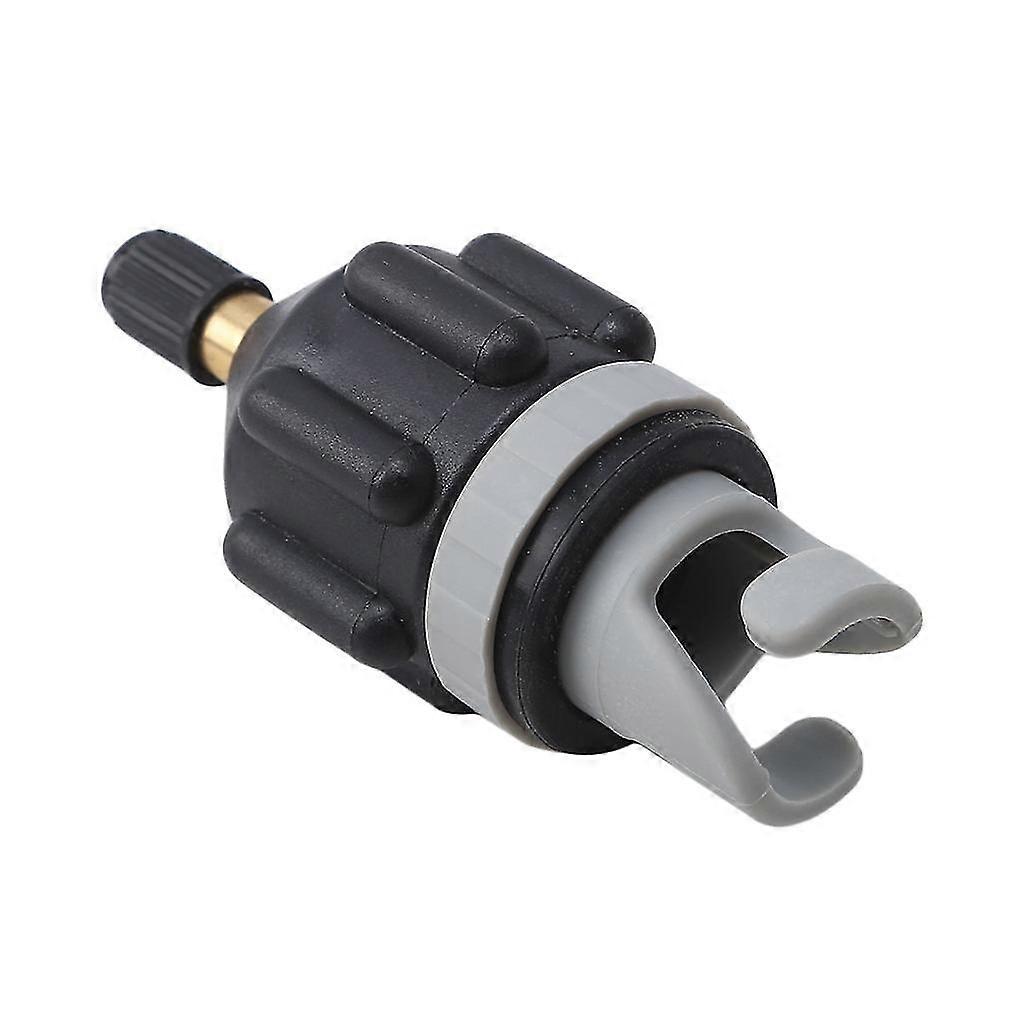 Pump Valve Adapter With Nozzle,air Valve Converter For Inflatable Boat,stand Up Paddle Board Kayak2pcsblack