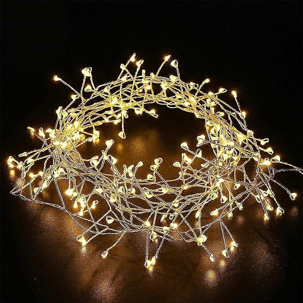 LED String Lights Copper wire LED Firecracker String Lights 2.5M 100LEDs 5M 200LEDs Battery Operated
