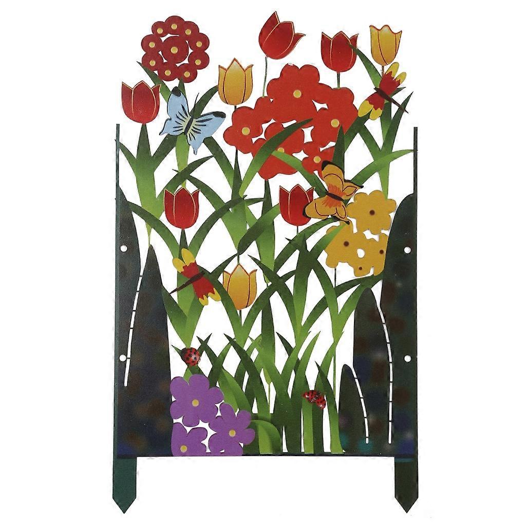 Beautiful and Exquisite Miniature Fence Creating Atmosphere  Iron Art Wall