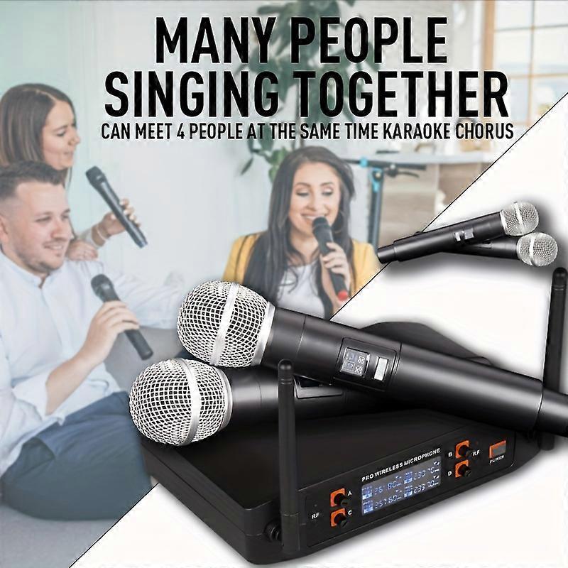JBL Wireless Microphone, Set con 2 Microfoni Wireless e Ricevitore