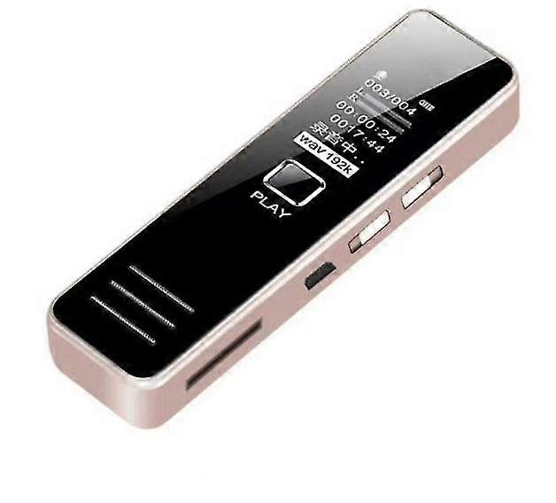 USB rechargeable voice-activated digital recorder with MP3 player(Pink)