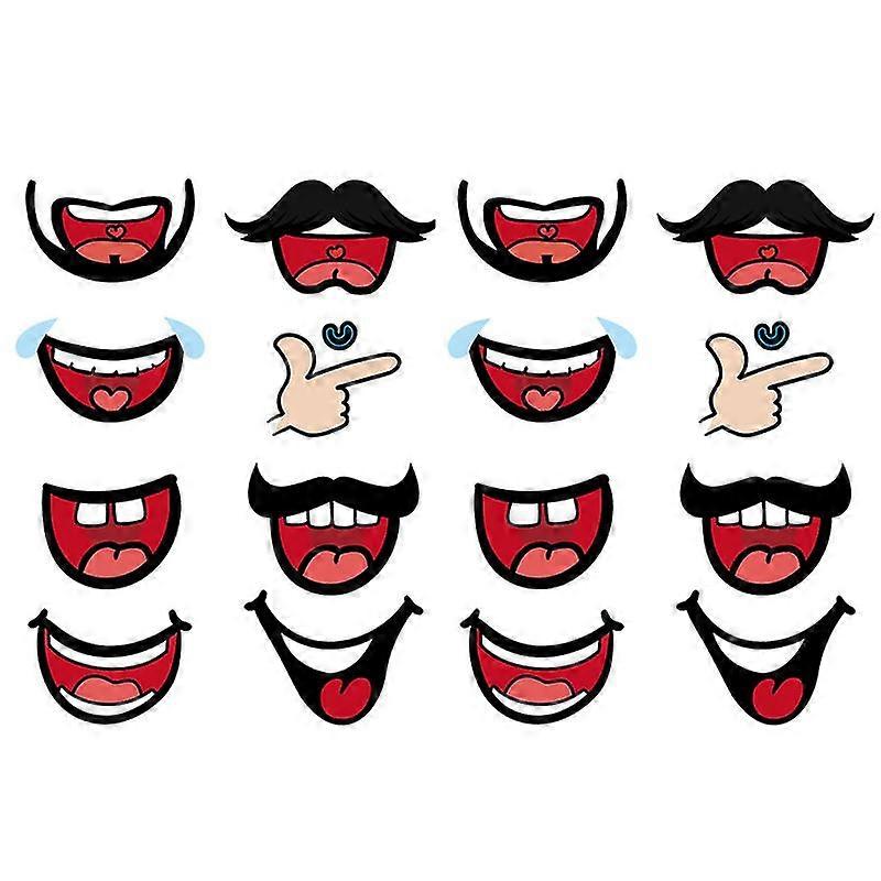 8pack Face Mask Stickers-c