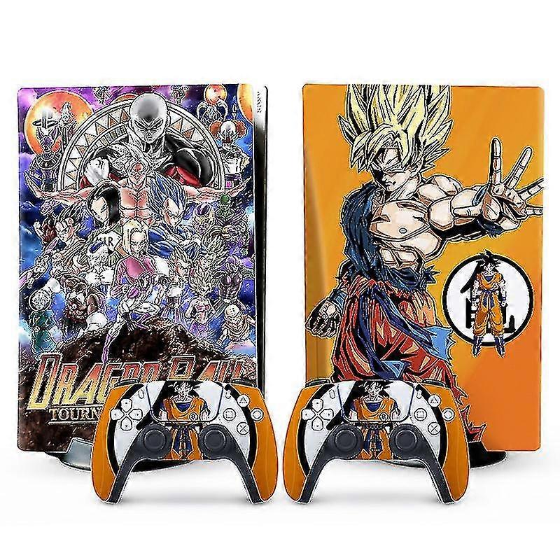 Playstation 5 Ps5 Console Sticker Disk Controllers Dragon Ball Decal Cover Decor
