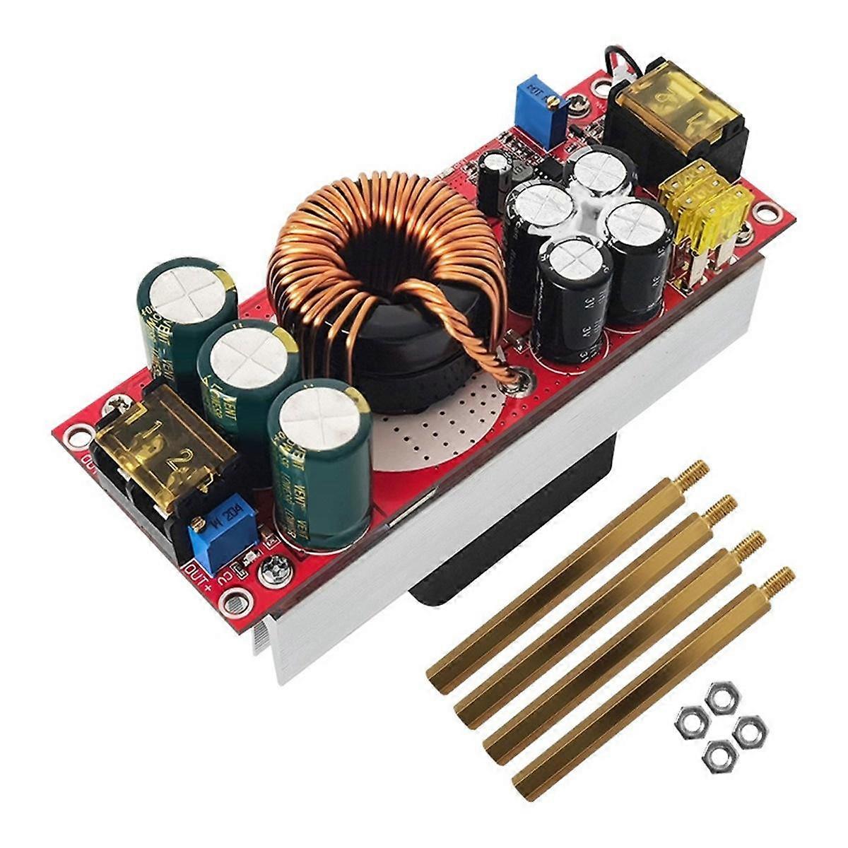 1500W DC-DC Boost Module 12-48V to 24-72V 30A Adjustable Constant Voltage and Current Electric Car