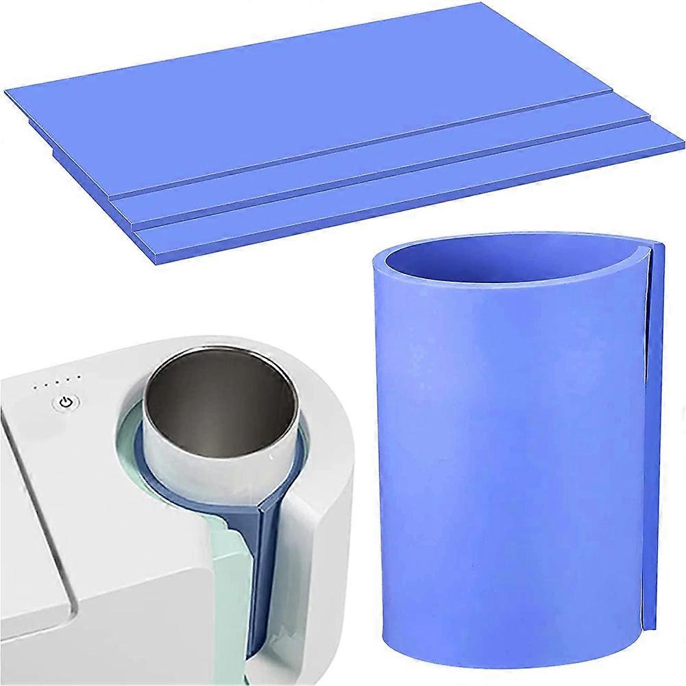 3 Pcs Sublimation Tumbler Wrap Silicone Sheets with Mug Press Bundle Accessories and Mug Press Subl