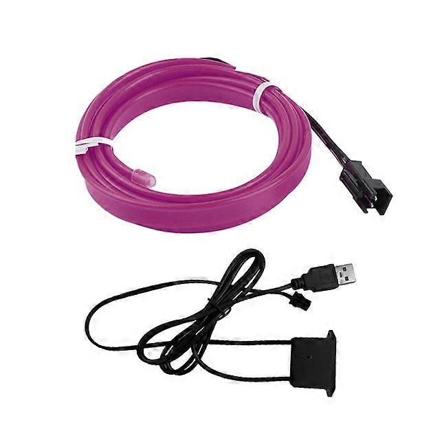 Car Interior Light Atmosphere Ambient Light Tube LED Strip Flexible Neon Lamp Glow String Light For Car Decoration interior part
