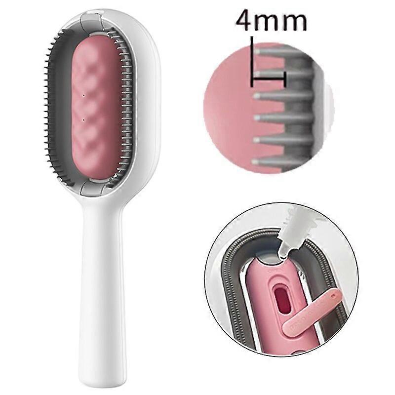 4 In 1 Dog Cat Grooming Comb with Water Tank Double Sided Pet Hair Removal Brush Universal Pet Cleaning Floating Hair Tools   Pet Combs & Brushes