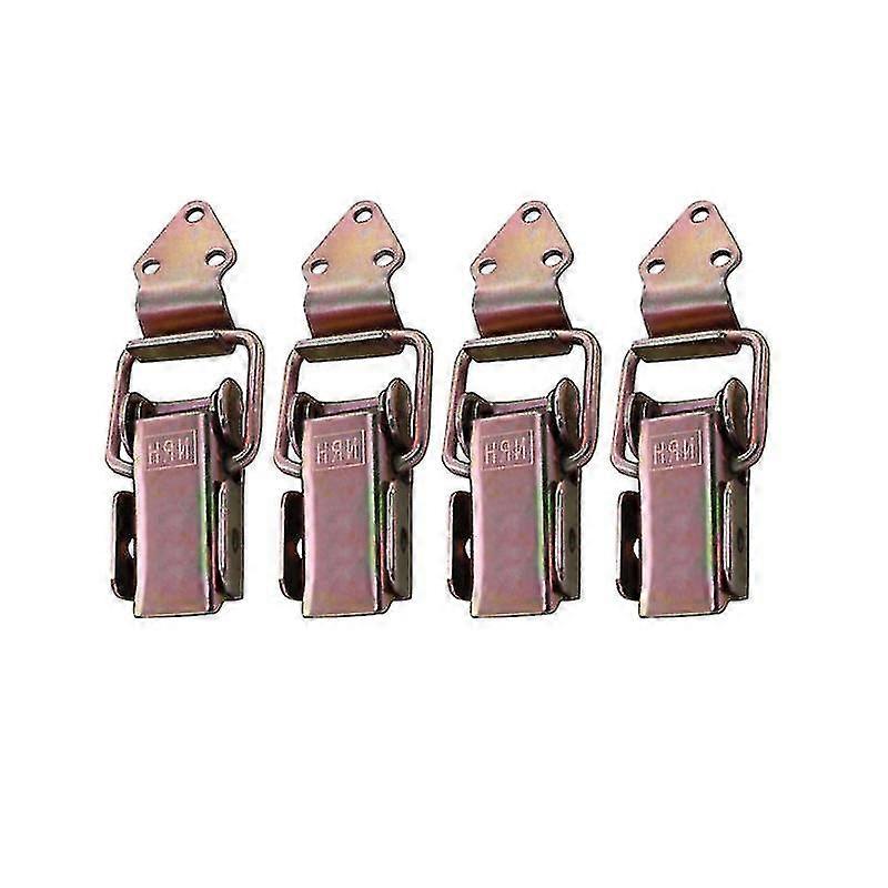 4pcs Iron Case Buckle Clip Clasp Practical Lock Catch Latches Hasps For Chest Box Suitcase