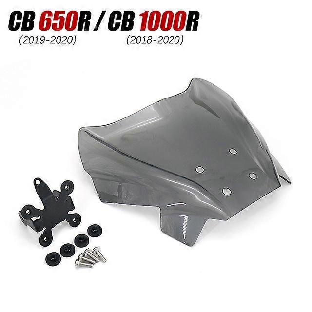 NEW For Honda CB1000R CB650R CB 1000 R CB 650 R 2021 Windscreen Windshield Wind Deflector with Bracket CB 650 1000 R Accessories