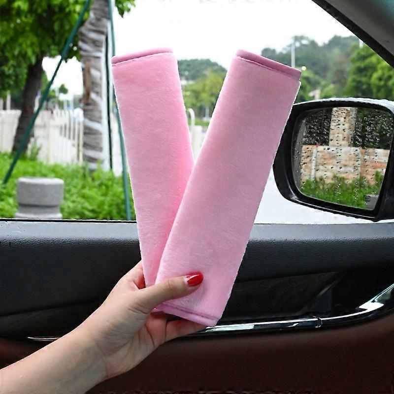 Pink Color - Car Seat Belt Pads Parts, Children's Seat Belt Suspenders, Backpack Suspenders, Very Suitable for Travel, Backpacks