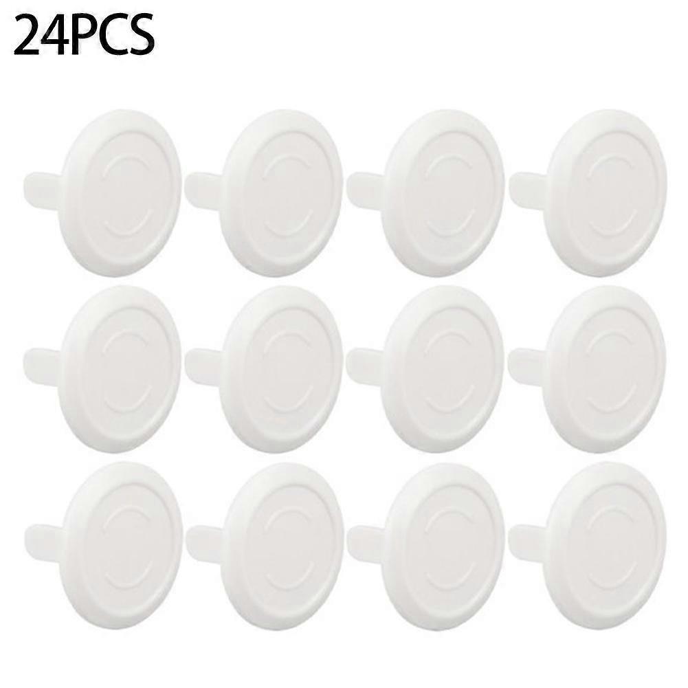 24pcs Outlet Cover Home School Child Proof Safety Power Socket With Pull Handle