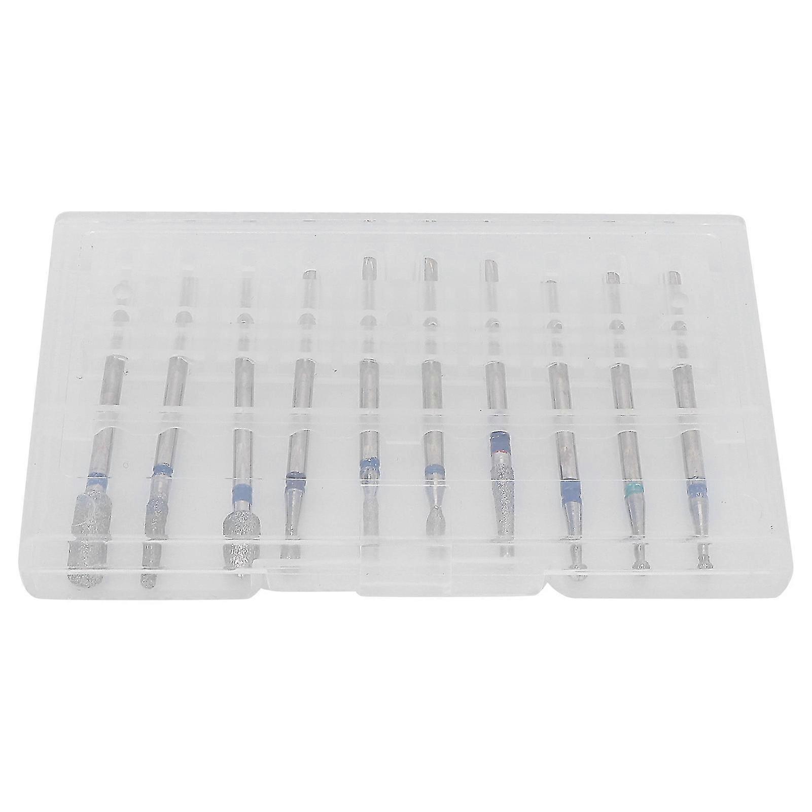 Nail Drill Bits Set Durable Silicon Carbide Multi-size Spa Use Easy To Manicure