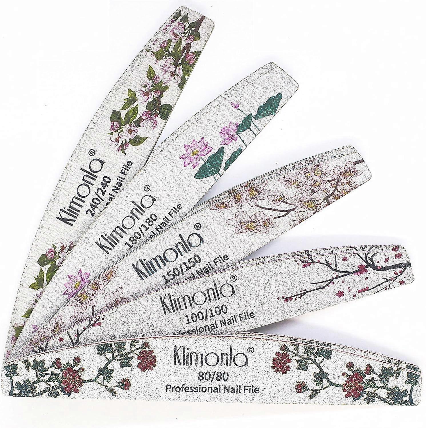 10pcs manicure sanding strips (2pcs each)make up