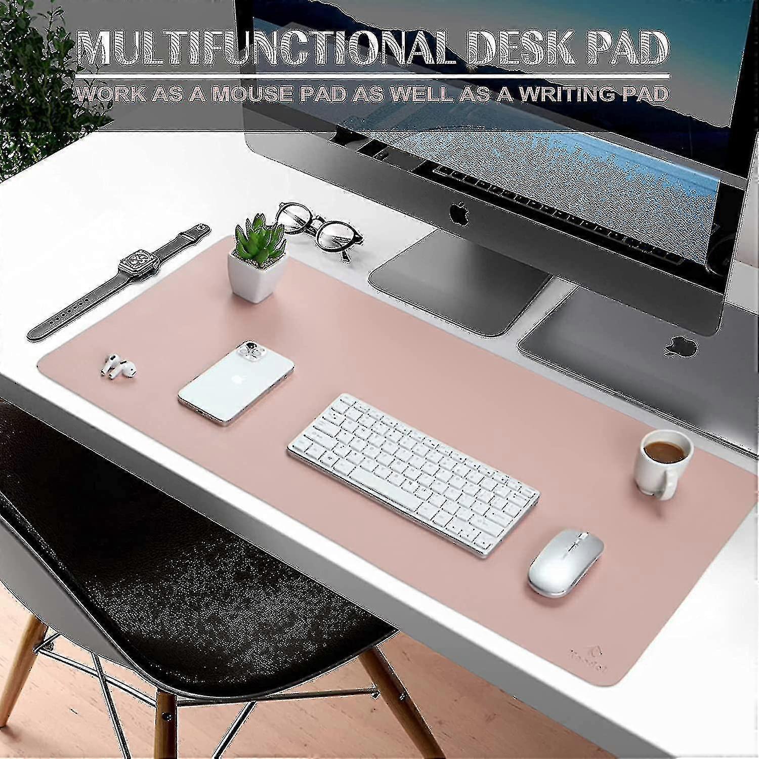 Exquisite Exquisite Knodel Desk Mat, Mouse Pad, Desk Pad, Waterproof Desk Mat For Desktop, Leather Desk Pad For Keyboard And Mouse, Desk Pad Protector