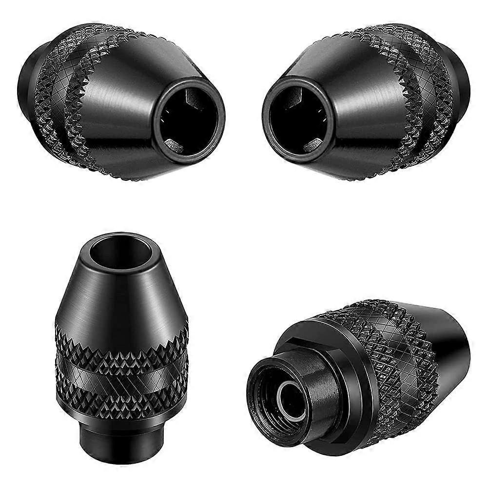 Multi Keyless For, 4 Pieces Mini Keyless Drill Multifunction Chucks Universal Adapter Keyless Multi Chuck For for Electric Grinder Tool 0.4-3.2mm