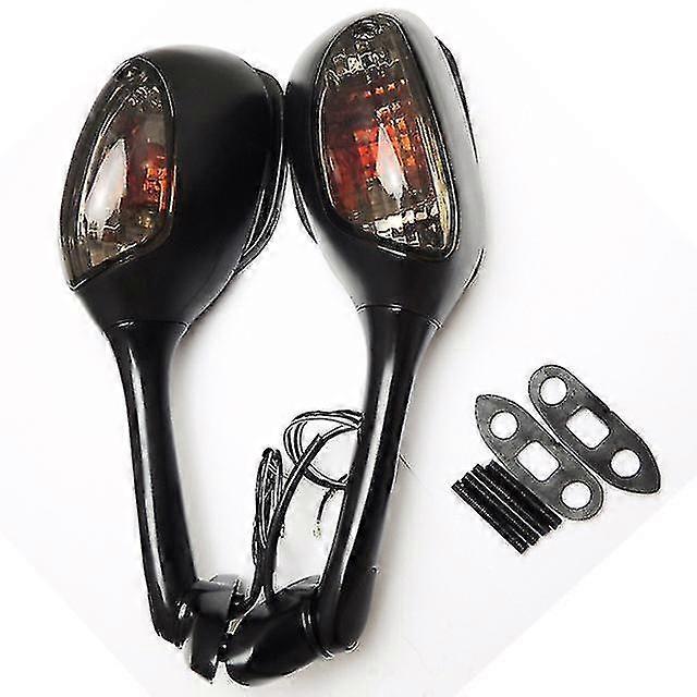 Qx Motorcycle Rearview Side Mirror Retroviseur With Led Turn Signal Indicatorsor For Suzuki Gsxr600 Gsxr750 Gsxr1000 K5 K6 K7 K8 K9