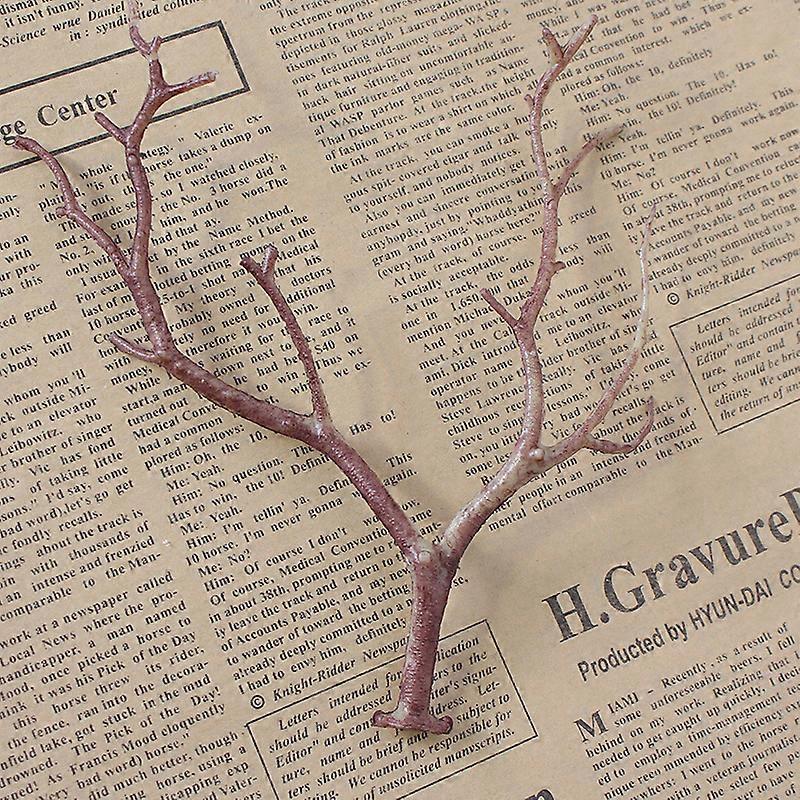12pcs Artificial Antler Shaped Tree Branches Small Decorative Plant Twigs Branches