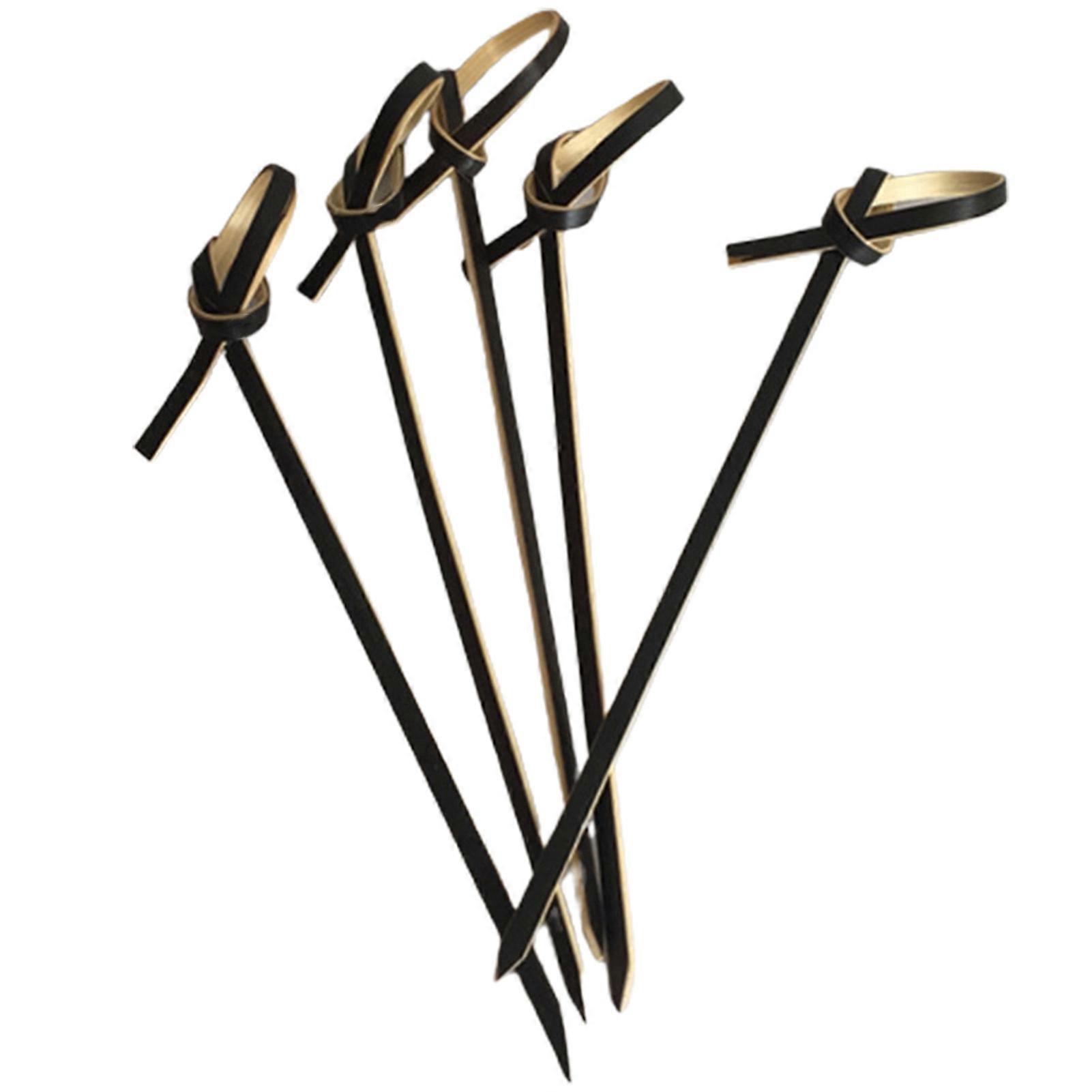 100Pcs/Bag Fruit Forks Sharp Tip Non-slip Healthy Convenient Party Salad Fruit Sticks Restaurant Supplies