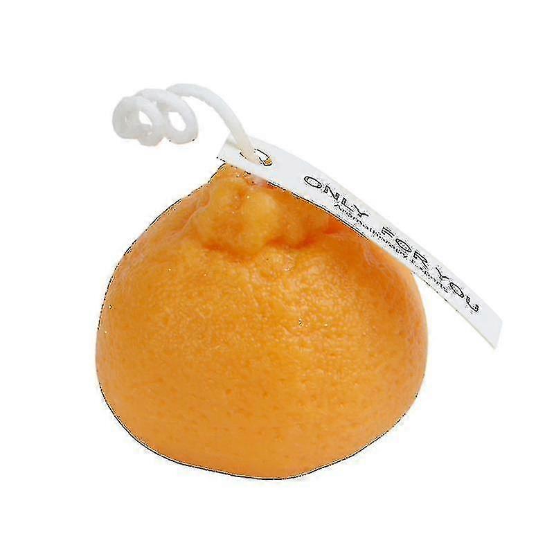 Wabjtam Orange Candle Fruit Shape Black Day