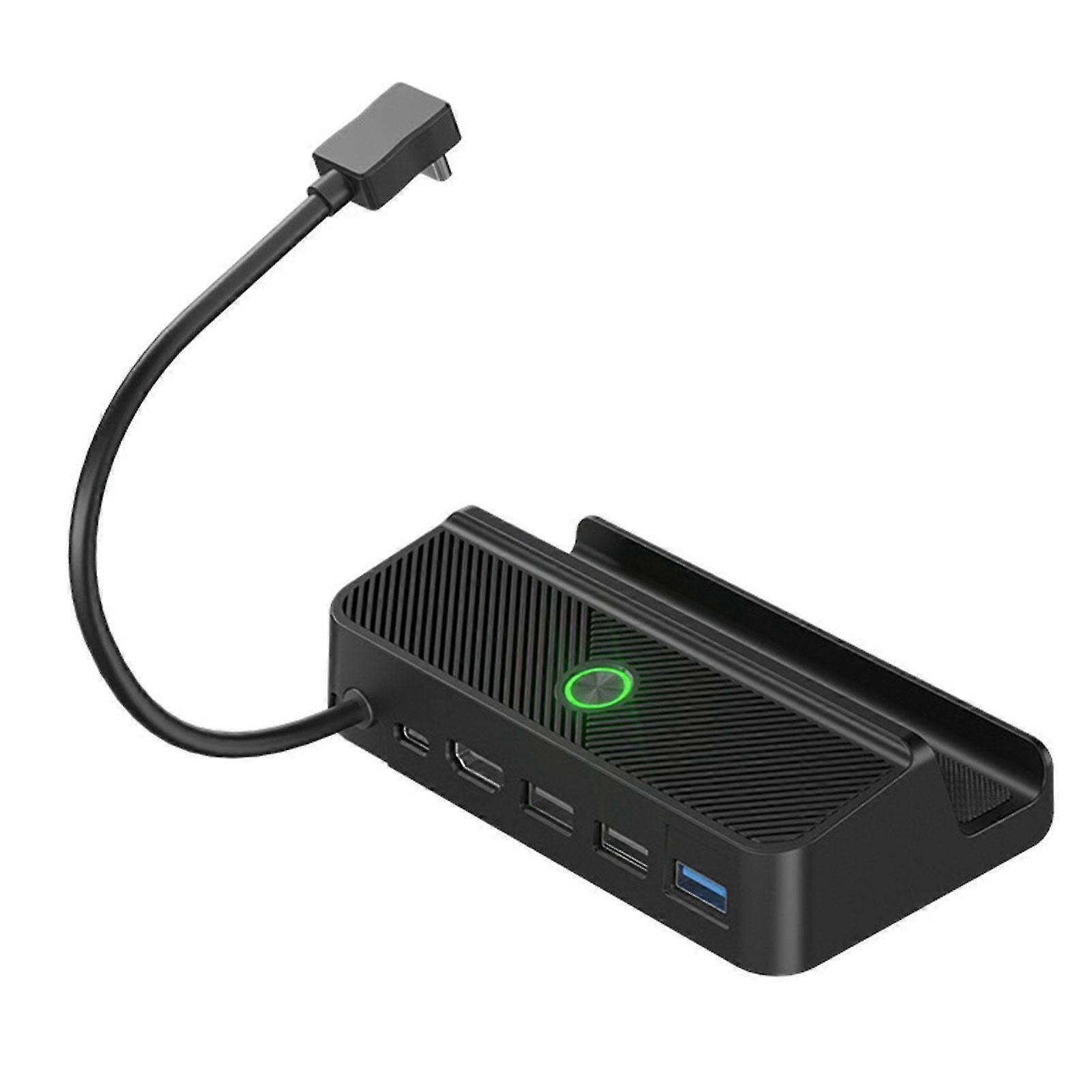 Steam Deck Docking Station 4k Video Converter 6 In 1 Hub Game Stand