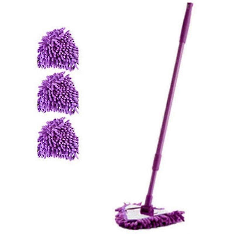Rotatable Triangle Cleaning Mop 180 Degree Cleaning Mini Mop For Bathroom Floor Wall Bed Bottom