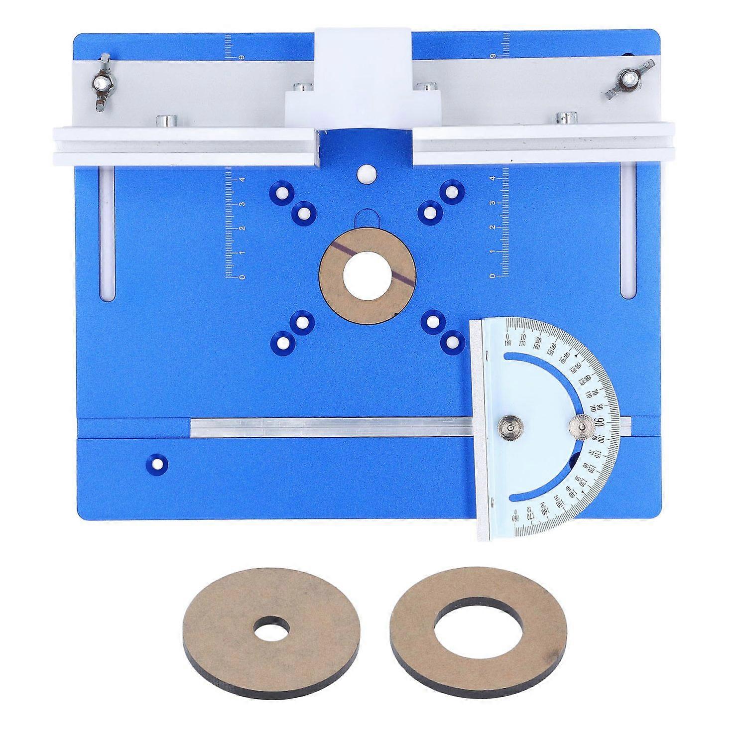 Router Table Insert Plate Aluminum Alloy Flip Board Woodworking Benches Router Table Plate for Routi