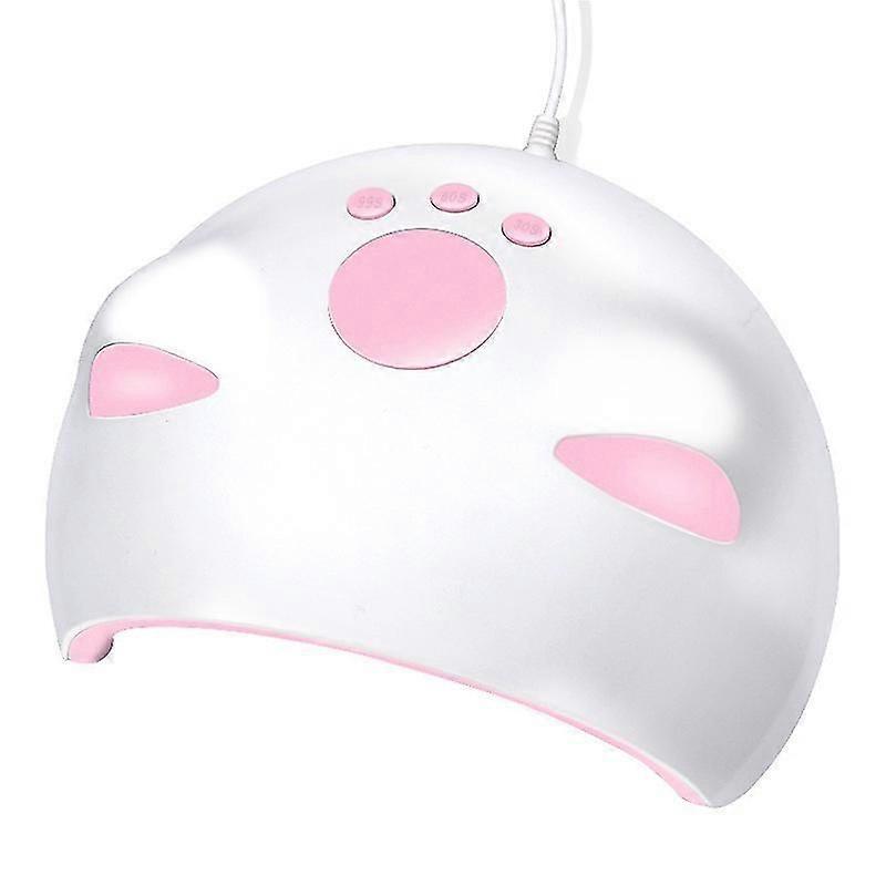 60w Led Uv Nail Lamp For Gel Nail Polish With 3 Timers (30/60/99s) Auto-sensing Digital Display, Fast Nail Dryer Curing Lamp For Nail Art, Uv La