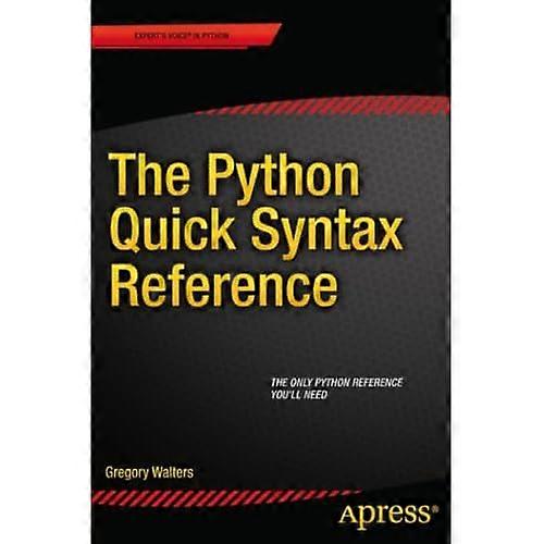 Die Python Quick Syntax Reference