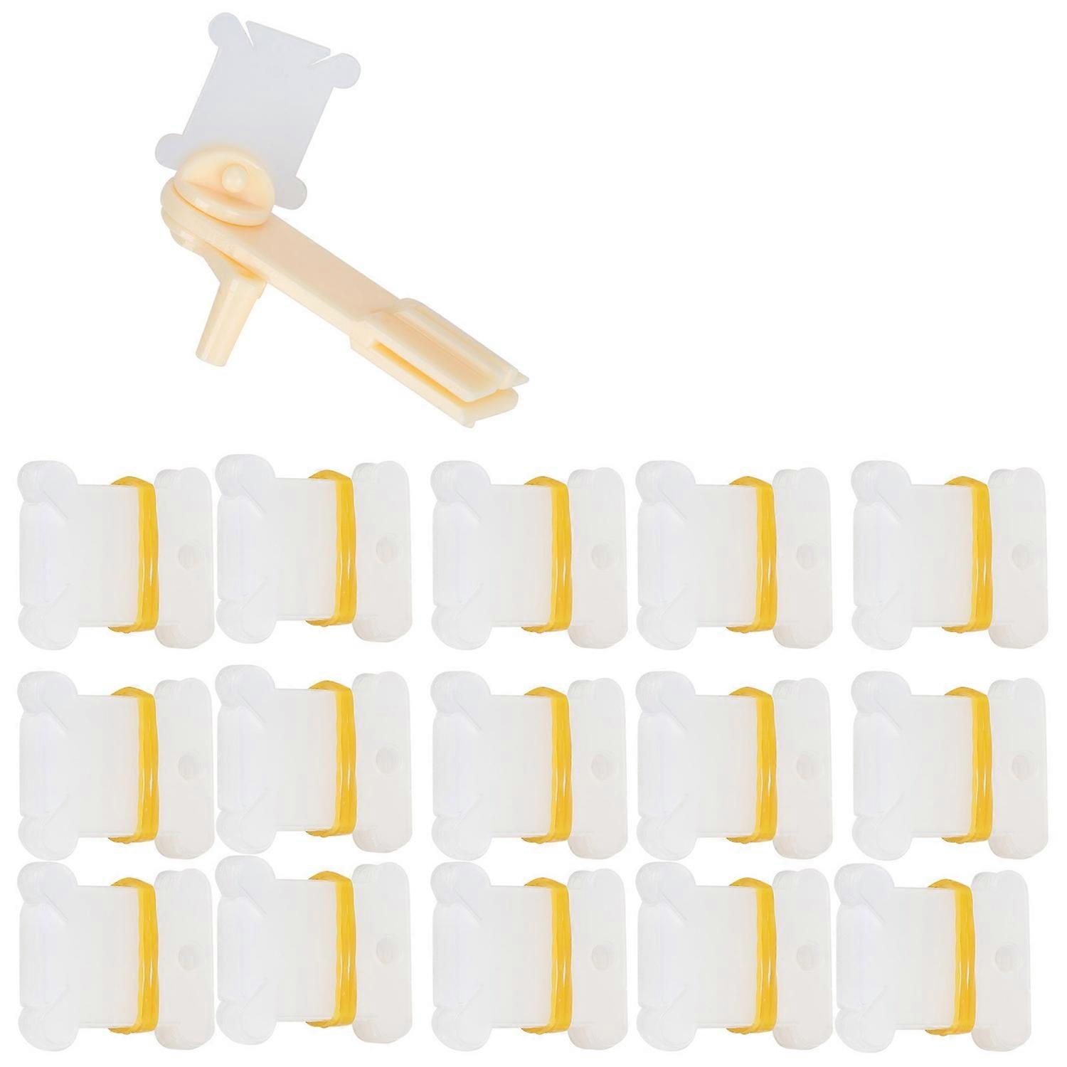 Embroidery Floss Organizer Set Cross Stitch Manual Winding Machine Plastic Bobbin