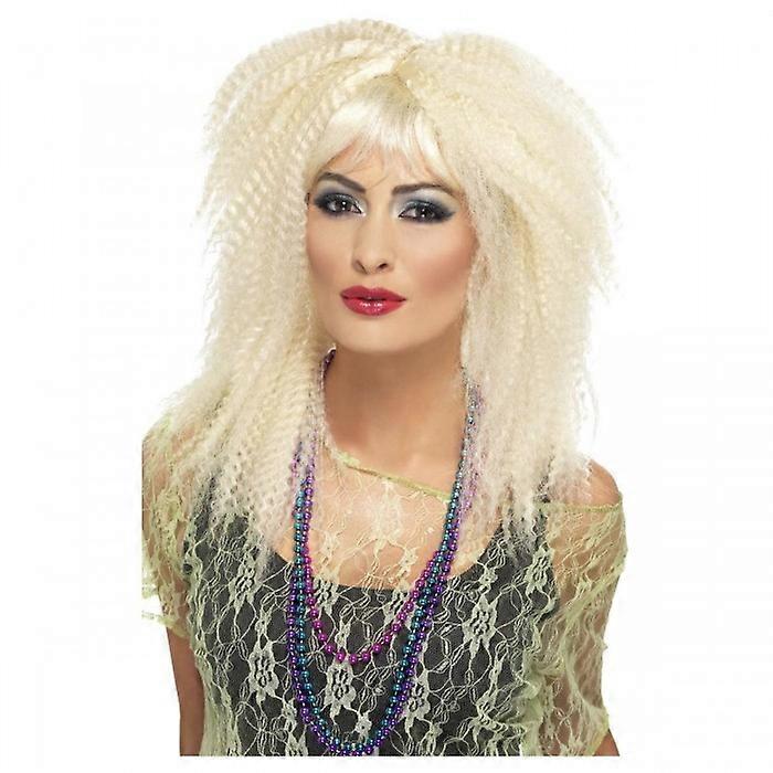 Smiffys レディース 80年代 トレードマーク クリンプウィッグ