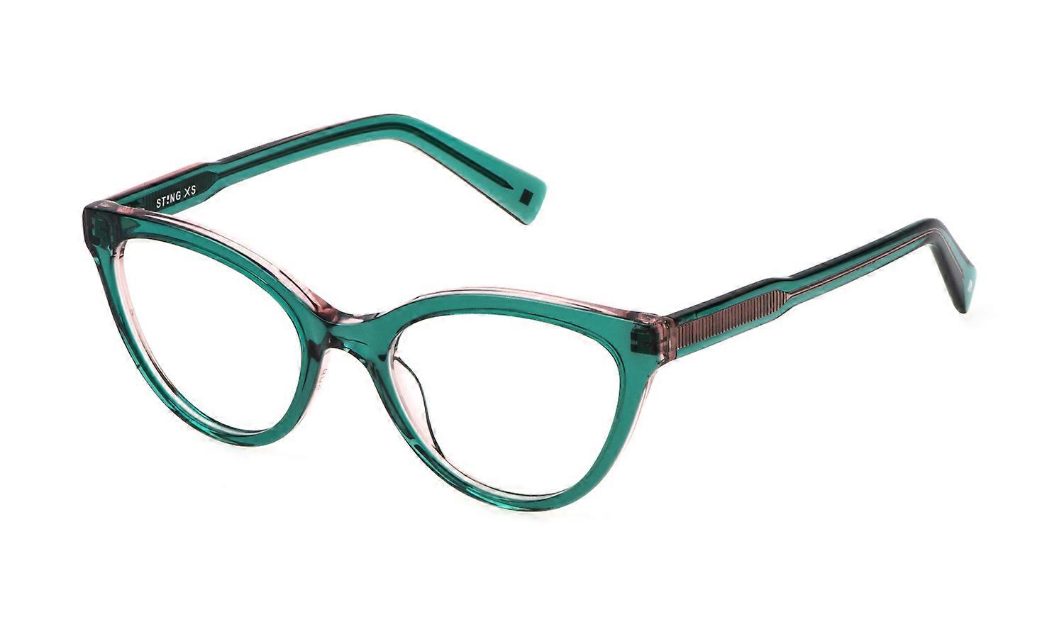 Eyewear Frames Sting VSJ732 03GS TOP ROSA+Green LUCIDO 49/18/135 Junior