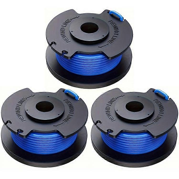 3Pcs Compatible For Ryobi 18V / 24V / 40V Lawn Mower Replacement Line Spools, AC14RL3A