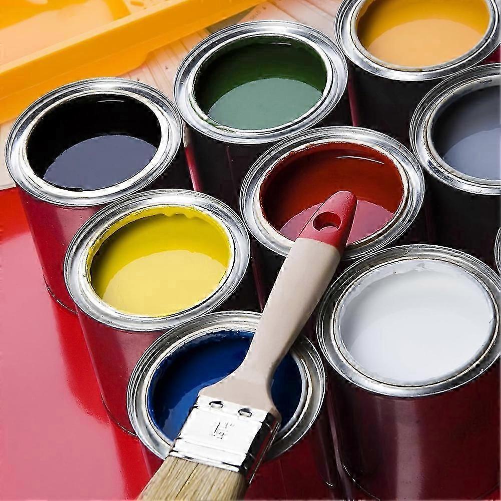Acrux7 8-Pack 1 Quart Paint Buckets With Lids - Leak-Proof Storage For Paint & DIY Projects (Black)