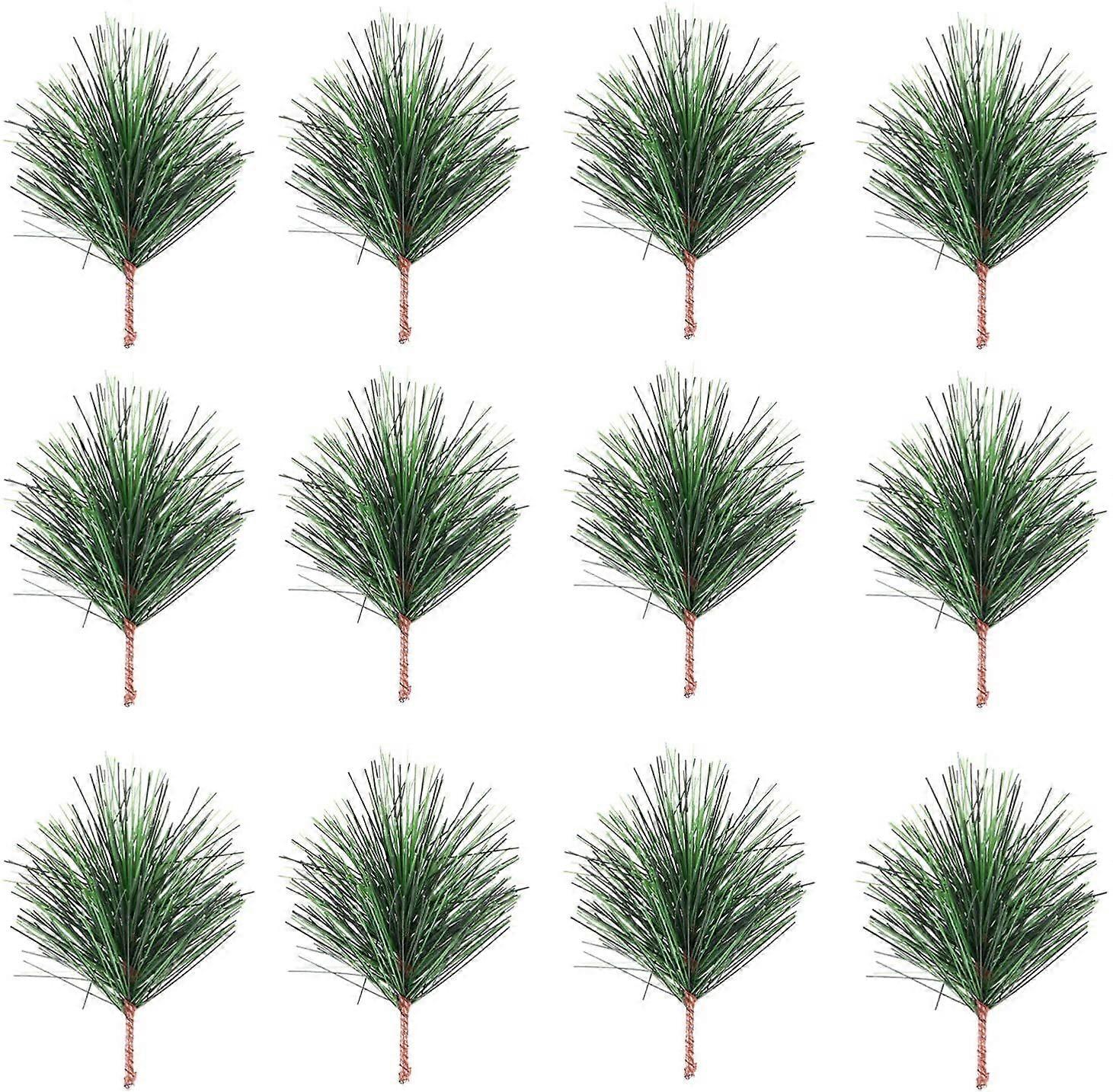 Christmas Pine Needles Artificial Pine Branches, 12 Pack fast