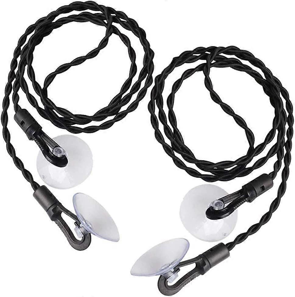 2 Pcs Retractable Suction Cup Clothesline Portable fast