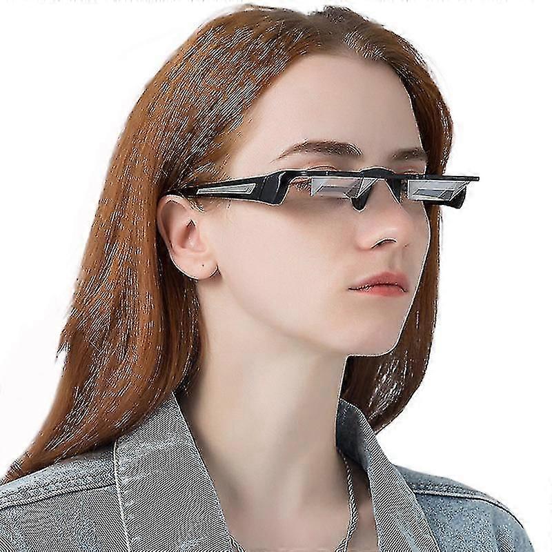 Lunettes paresseuses ultra-légères Miroir couché Regarder la télévision Lecture horizontale Miroir de lecture Porter un verre haute définition