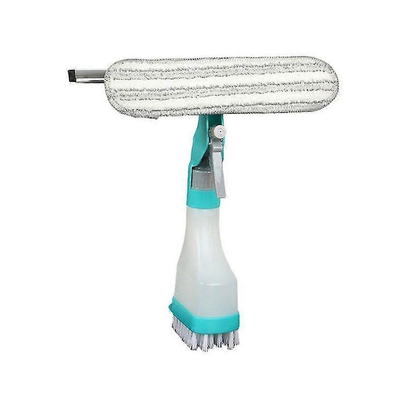 Multifunction Window Cleaner Tool, 4 in 1 Kit with Spray Bottle, Squeegee, and Microfiber Washer Head