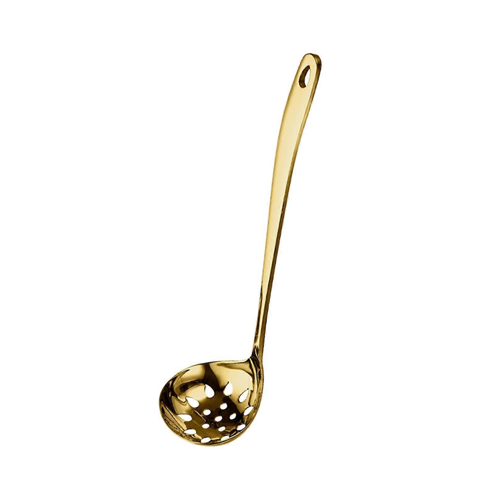Cooking Spoon Serving Spoon, Multipurpose 10.6'' with Hook, Portable Cooking