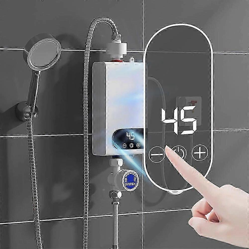 3500W / 5500W給湯器インスタント給湯器タンクレス瞬間蛇口タップキッチン温水クレーンLEDデジタルEUプラグ