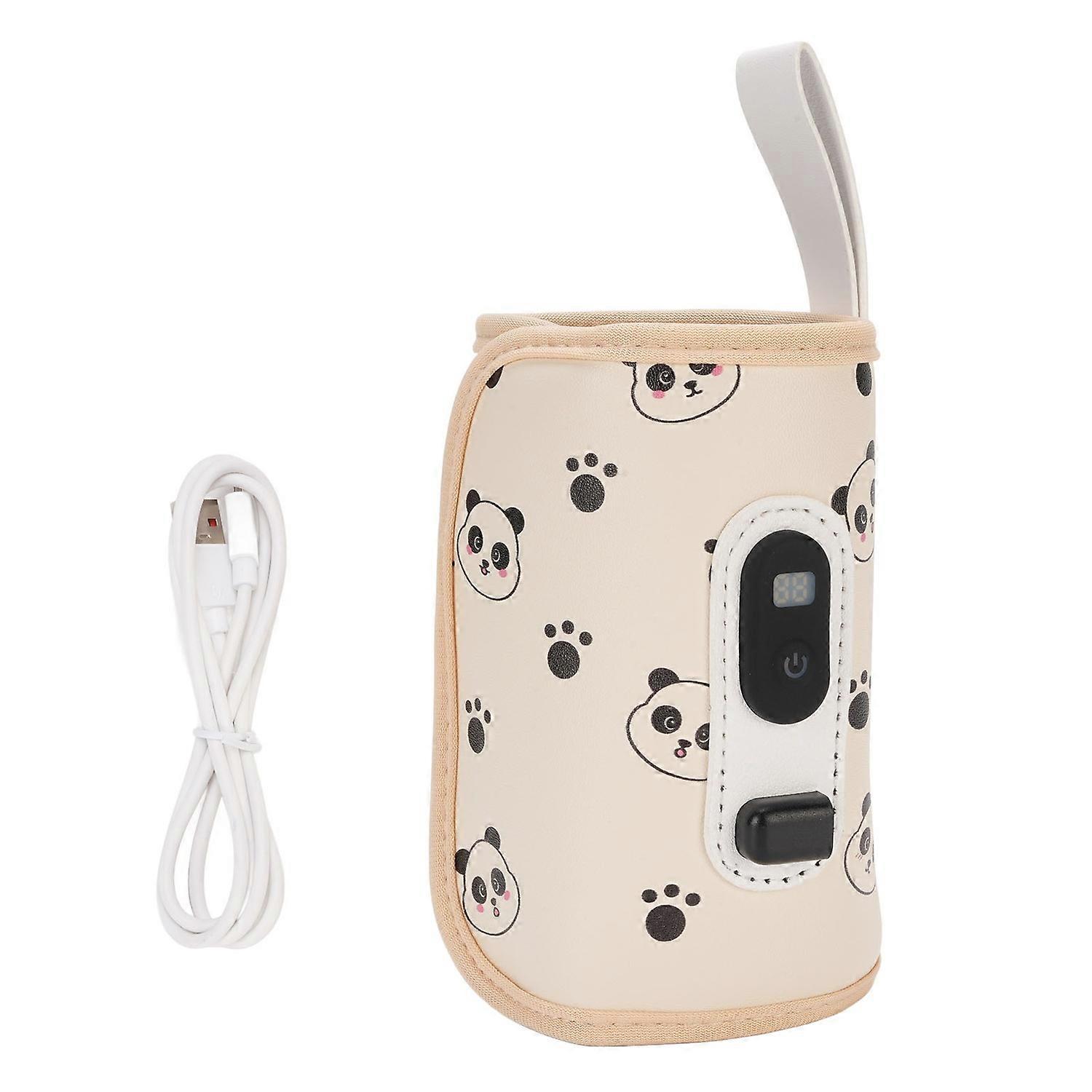 Baby Bottle Warmer LED Display Accurate Temperature Control USB Fast Baby Milk Warmer for All Bottle
