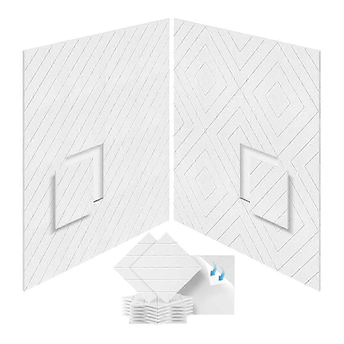 12 Pack SoundProof Foam Panels 12x12x0.4 Inch, Self Adhesive Acoustic Foam Panels for Acoustic Trea JP