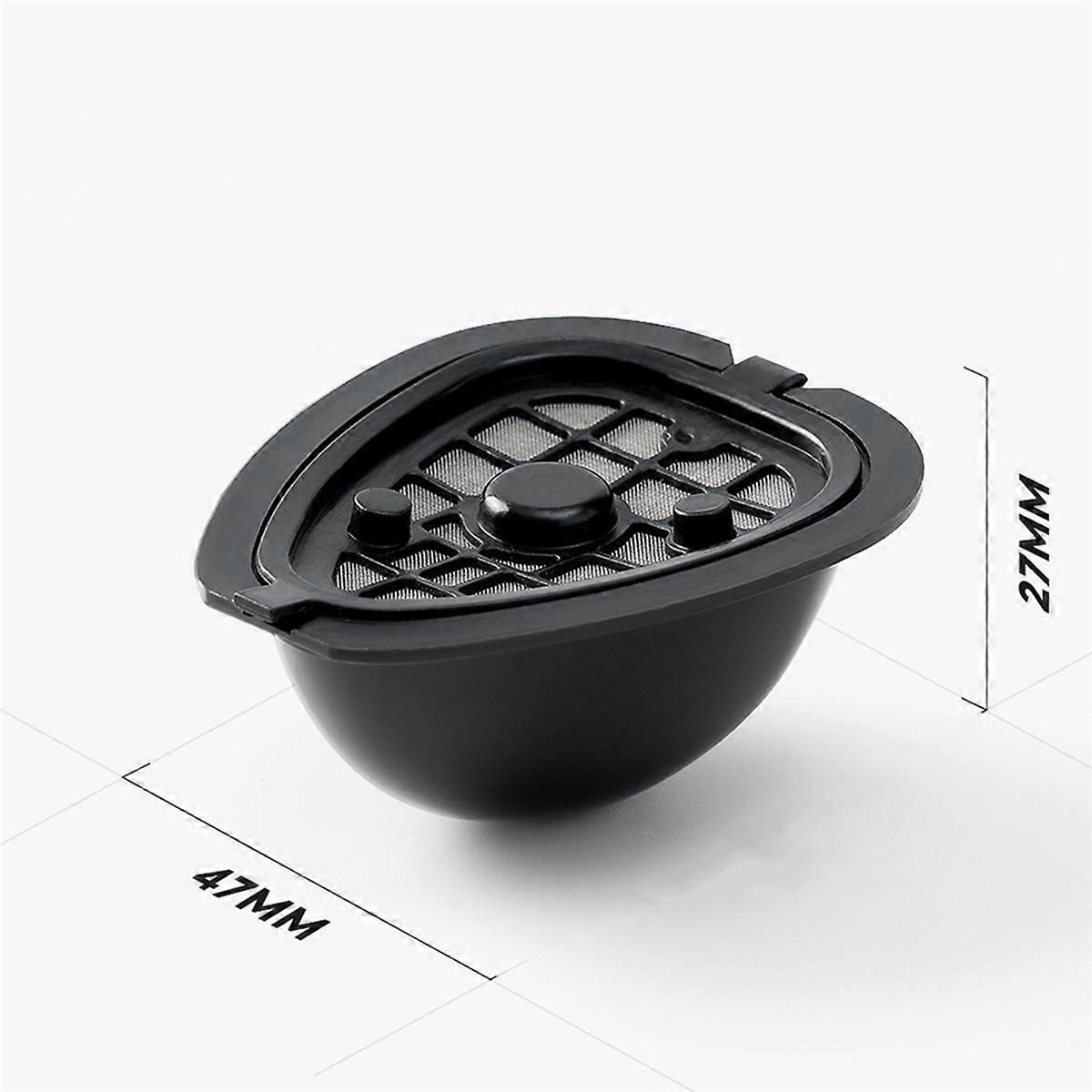 2In1 Coffee Capsule Pod for 9662.62 Machine Refillable Filter Pod Replacement Coffee Capsule and Tea