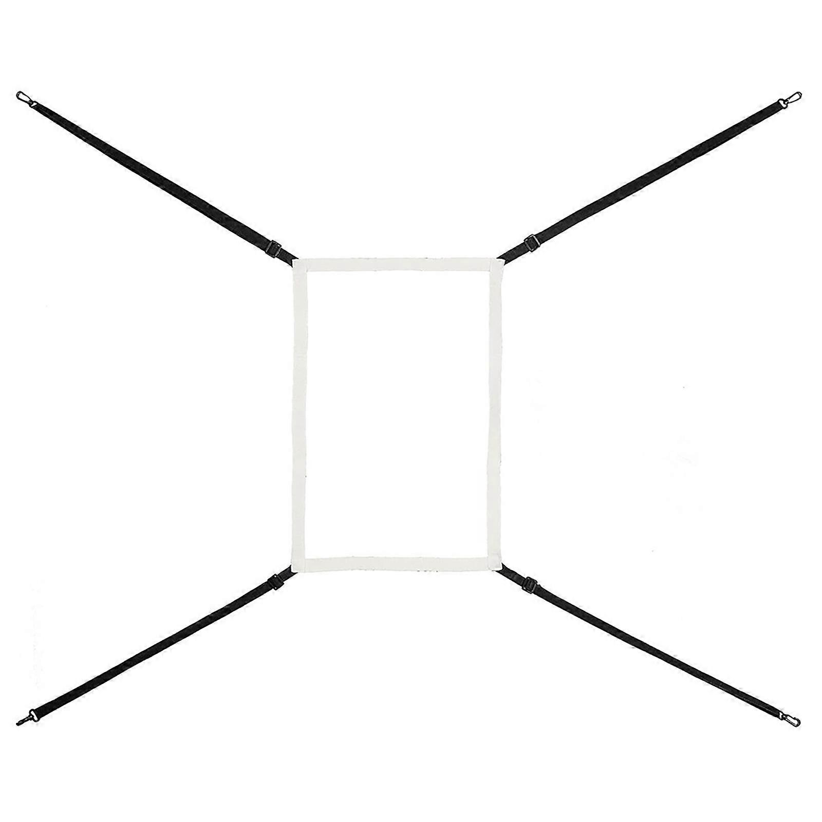 Pitching Targets Practice Accuracy Training Throwing for Hitting Adjustable Strikes Zone Targets Baseball Softball Net  White