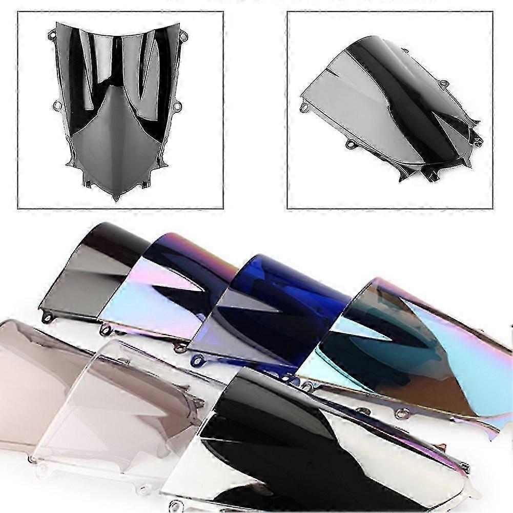 CON Windshield For Yamaha Yzf R6 600 R7 700 Yzfr6 Yzfr7 2017-2022 Double Bubble Windscreen Motorcycle Accessories Fairing Deflector