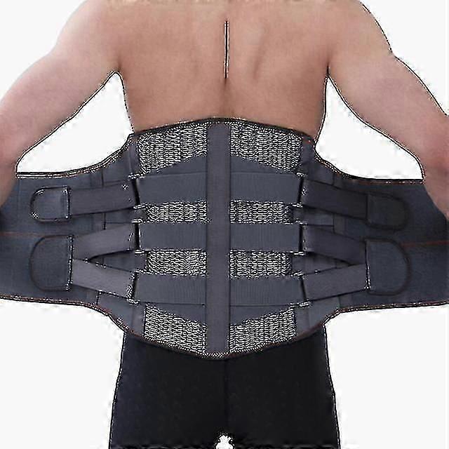 قوي الظهر نقالة الخصر دعم دعامة تخفيف الضغط القطني الظهر حزام العظام فتق القرص تخفيف الألم دروبشيبينغ