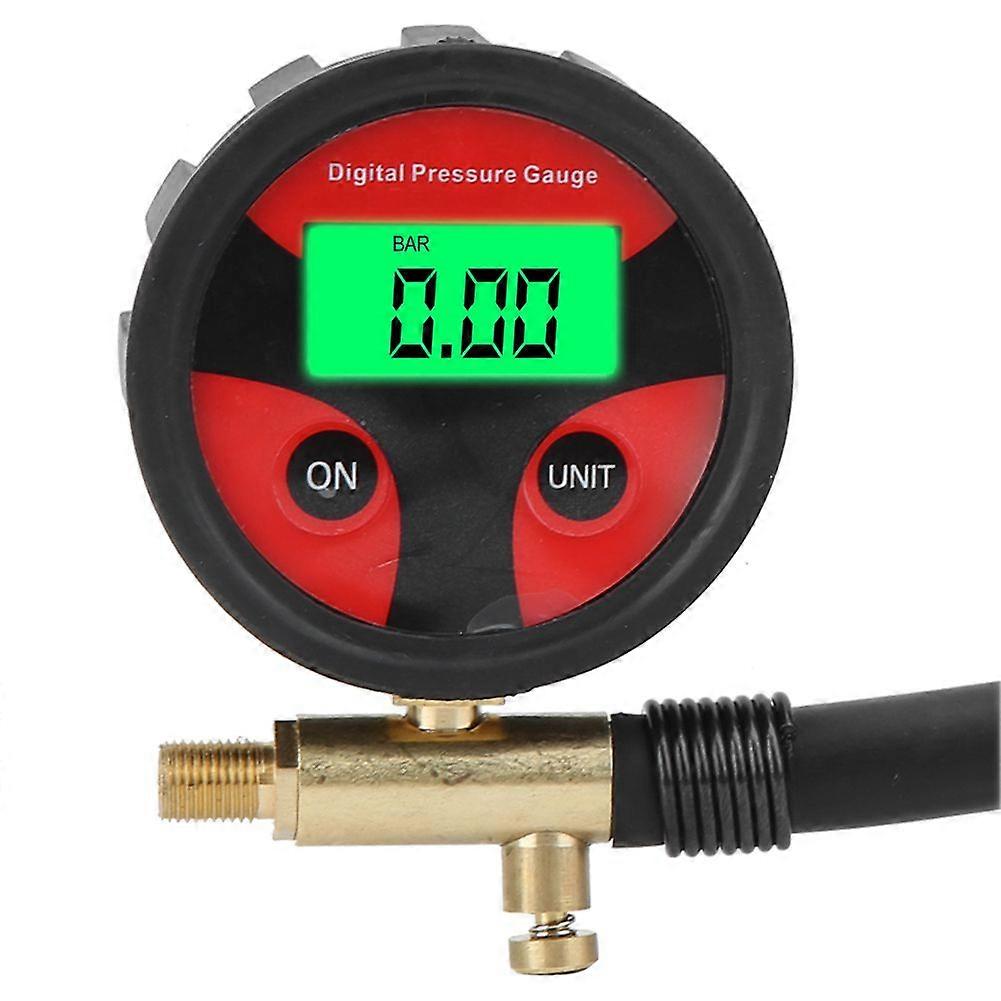 Car MultiFonction LCD Digital Tyre Tire Air Pressure Inflator Gauge Meter Tester