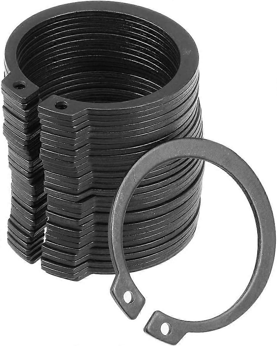 C-Clips Circlip Rings,30 Pcs 65Mn Alloy Steel External Retaining C-Clips Rings,Circlip Snap External Retaining Ring for Automobiles