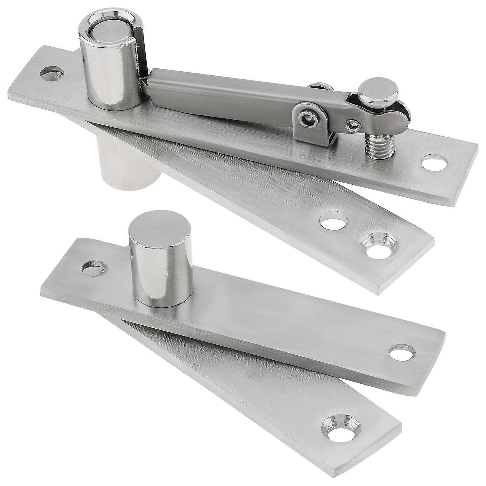 Door Pivot Hinges Pivot Hinge for Wood Door, Stainless Steel Hidden Door Hinge with 360 Degree Rotation